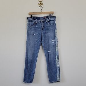 [Anthro] Pilcro Slim Boyfriend Crop Jeans Size 28